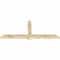 Ekena Millwork Eugene Rough Sawn Timber Gable Bracket, Douglas Fir, 96"W x 40"H x 4"D x 6"F, 10/12 Pitch GBW096X40X0406EUG00RDF - alternate 4